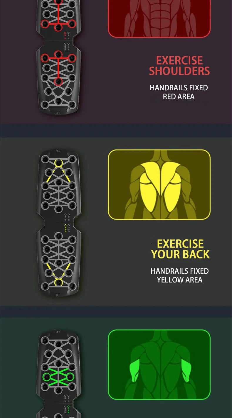 Veltrix Push-up Board Set